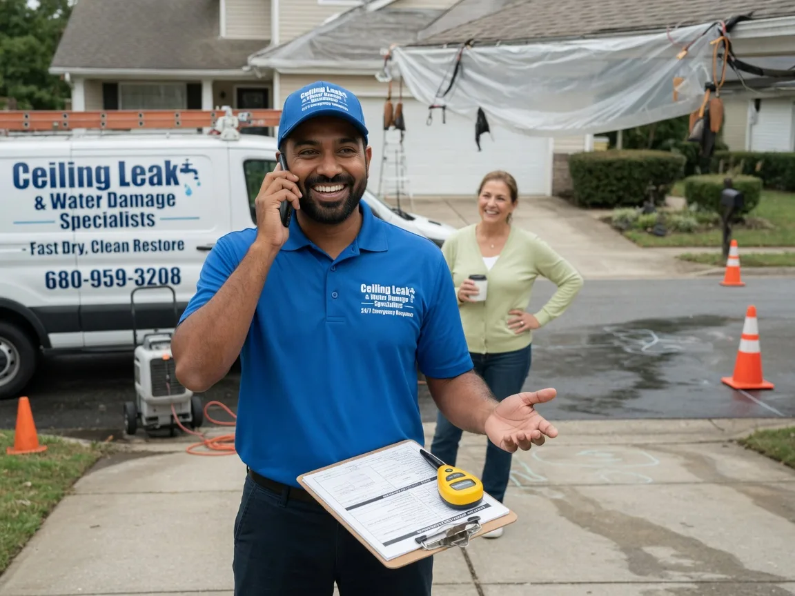 Ceiling Leak Cleanup Pinckney, MI FAQs